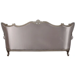 ACME Jayceon Fabric Tufted Sofa w/Pillows, Champagne