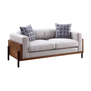 AF Modern Pelton Fabric Loveseat