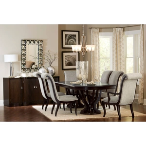 Homelegance Savion Wood Server with 4 Doors, Espresso