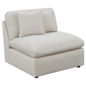 Coaster Hobson Fabric Modular Sectional Sofa, Off-White