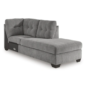 Ashley Furniture Marleton 2-Piece Polyester L-Shaped Sectional Sleeper w/Right Arm Chaise Facing