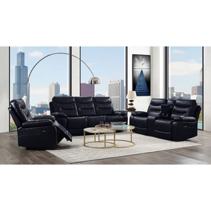 ACME Aashi Leather-Gel Match Reclining Living Room Set