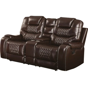 ACME Braylon PU Reclining Loveseat