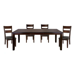 Homelegance Mantello Transitional Dining Room Set, Cherry