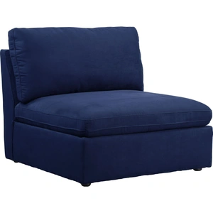 ACME Crosby Fabric Modular L-Shaped Sectional Sofa, Blue