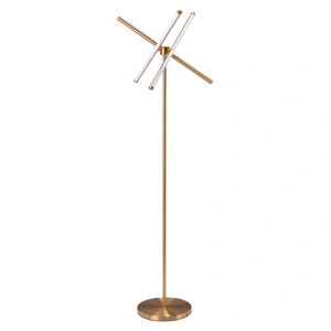Zuo Modern Garza Silicone/Steel Floor Lamp, Brass