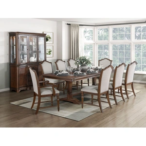 Homelegance Rexford Rectangular Extendable Wood Dining Room Set, Cherry