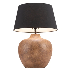Zuo Modern Basil Ceramic Table Lamp, Black