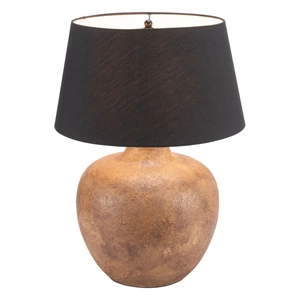 Zuo Modern Basil Ceramic Table Lamp, Black