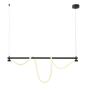 Zuo Modern Adder Flexible Silicone/Steel LED Ceiling Lamp, Black