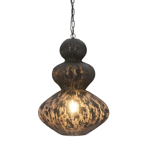 Zuo Modern Kali Steel Ceiling Lamp, Black