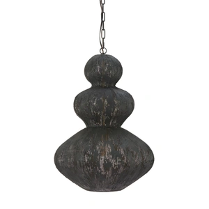 Zuo Modern Kali Steel Ceiling Lamp, Black