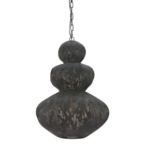 Zuo Modern Kali Steel Ceiling Lamp, Black