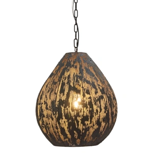 Zuo Modern Koza Steel Ceiling Lamp, Black