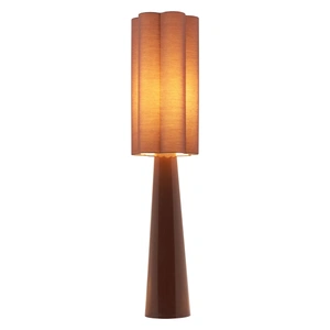 Zuo Modern Violet PVC/Steel Floor Lamp, Brown