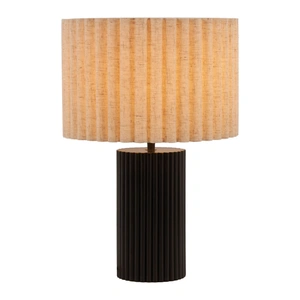 Zuo Modern Aurora PVC/Steel Table Lamp, Beige & Black
