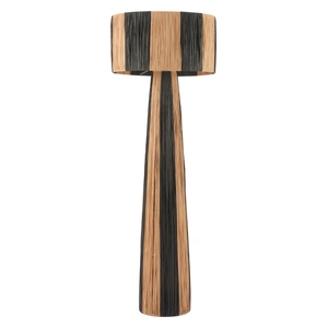 Zuo Modern Gala Paper/Steel Floor Lamp, Black & Natural