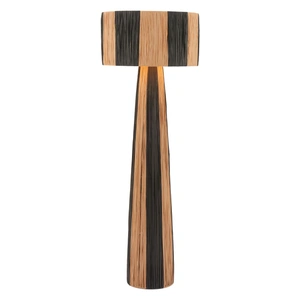 Zuo Modern Gala Paper/Steel Floor Lamp, Black & Natural