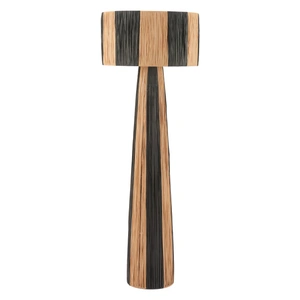 Zuo Modern Gala Paper/Steel Floor Lamp, Black & Natural