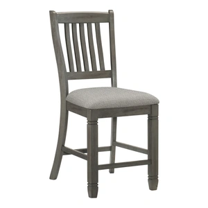 Homelegance Granby Wood/Fabric Counter Height Chair (Set of 2)