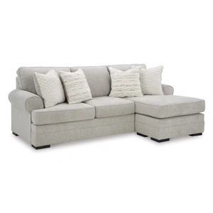 Ashley Furniture Eastonbridge Fabric L-Shaped Sectional Sofa w/Right Hand Chaise Facing, Shadow