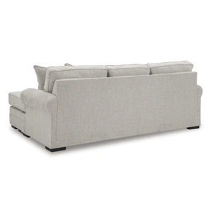 Ashley Furniture Eastonbridge Fabric L-Shaped Sectional Sofa w/Right Hand Chaise Facing, Shadow