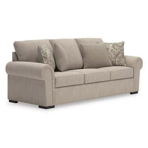 Ashley Furniture Sararose Polyester Sofa in Heather