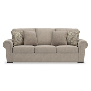 Ashley Furniture Sararose Polyester Sofa in Heather