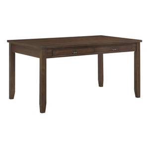 Homelegance Binghampton Rectangular Wood Dining Table with 2 Drawers, Dark Cherry