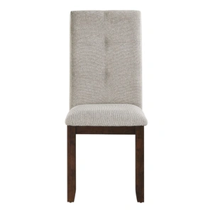 Homelegance Binghampton Wood/Fabric Side Chair, Moonstone (Set of 2)