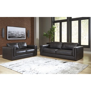 Ashley Furniture Amiata Leather Living Room Set