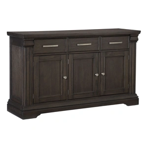 Homelegance Southlake Wood Server with 3 Doors & 3 Drawers