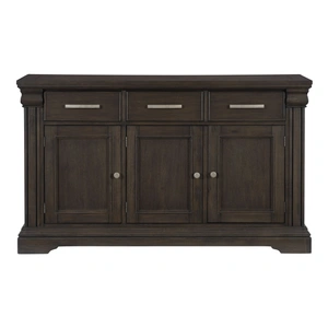 Homelegance Southlake Wood Server with 3 Doors & 3 Drawers