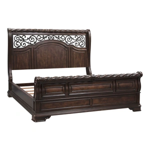 Liberty Furniture Arbor Place Wood Sleigh Bed | Liberty Furniture Brownstone, Brownstone