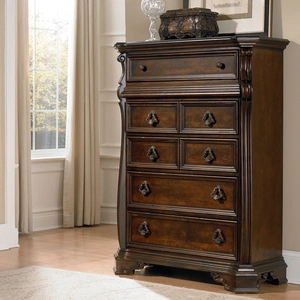 Liberty Furniture Arbor Place Wood 7-Drawer Chest, Brownstone
