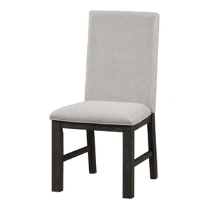 Homelegance Orem Fabric/Wood Side Chair, Gray (Set of 2)