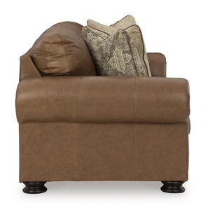 Ashley Furniture Carianna Leather Sofa, Caramel