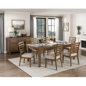 Homelegance Tigard Rectangular Wood Dining Table w/2 Drawers