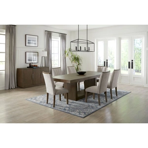 Homelegance Brookings Rectangular Drop Leaf Wood Dining Room Set, Brown