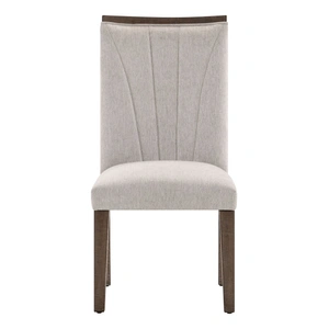 Homelegance Brookings Fabric/Wood Side Chair, Gray (Set of 2)