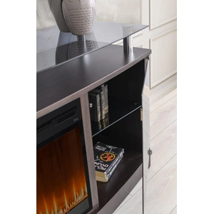 Modern Art SM Windham 64-inch TV Console w/Glass Top