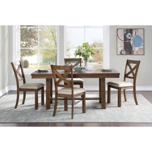 Homelegance Bonner Rectangular Wood Dining Room Set, Brown