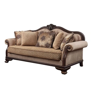 ACME Chateau De Ville Fabric Living Room Set, Beige