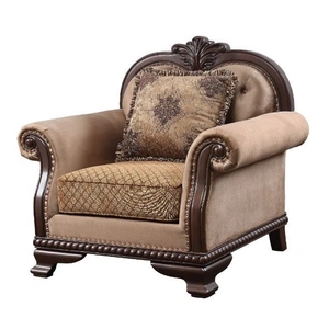 ACME Chateau De Ville Fabric Living Room Set, Beige