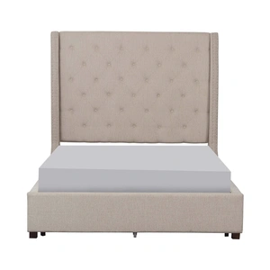 Homelegance Fairborn Fabric Button-Tufted Platform Bed
