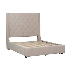 Homelegance Fairborn Fabric Button-Tufted Platform Bed