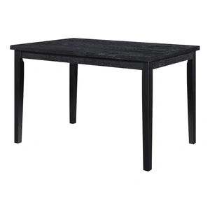 Homelegance Andreas Rectangular Wood Dining Table, Black