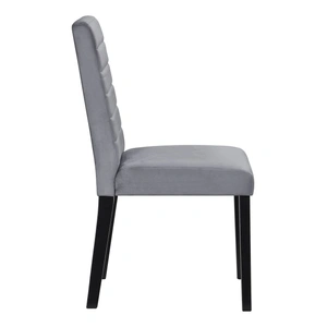 Homelegance Andreas Fabric/Wood Side Chair, Gray (Set of 2)