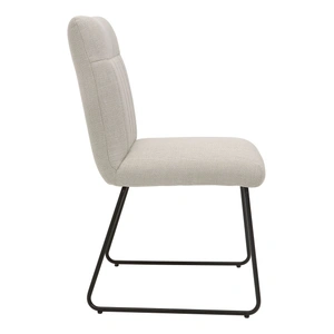 Homelegance Benito Metal/Fabric Side Chair, Beige (Set of 2)