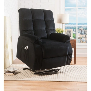 ACME Ipompea Velvet Power Recliner Chair w/Lift & Massage